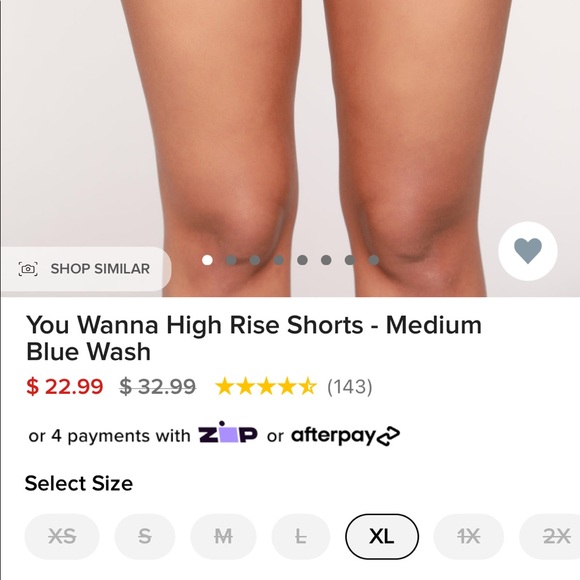 NWT- Jean Shorts - Size:Large (Sold OUT online) - Picture 5 of 7